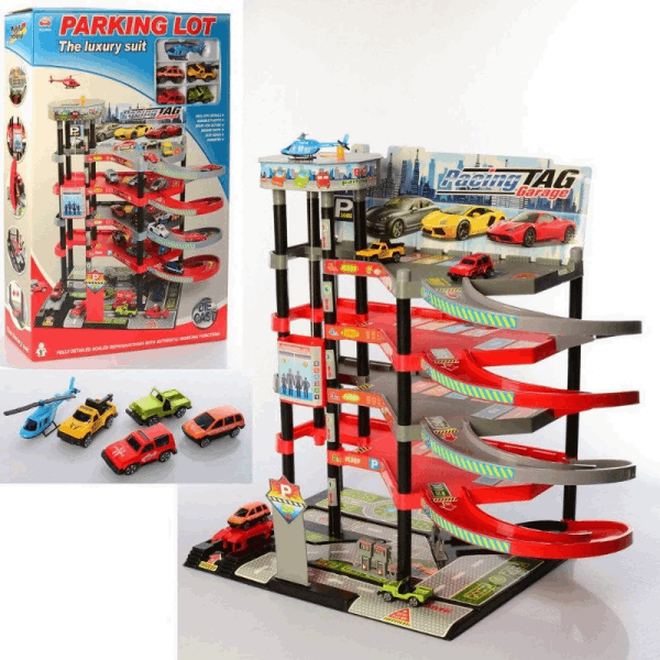 BestToys Մանկական մեքենաներ Giant parking | Racing Tag Garage